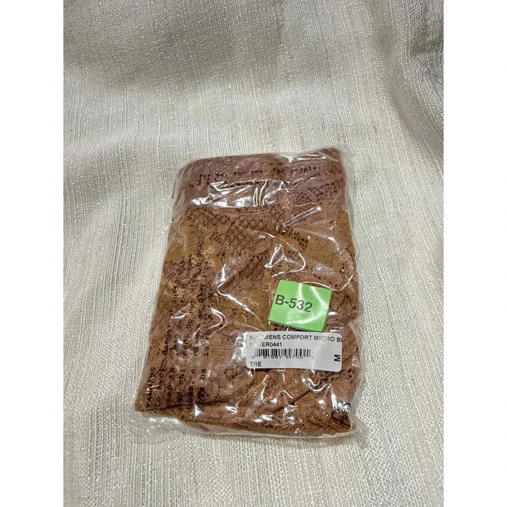 Cosabella Never Say Never Men's‎ Lace Brief Brown Luxury Stretch Lace Underwear